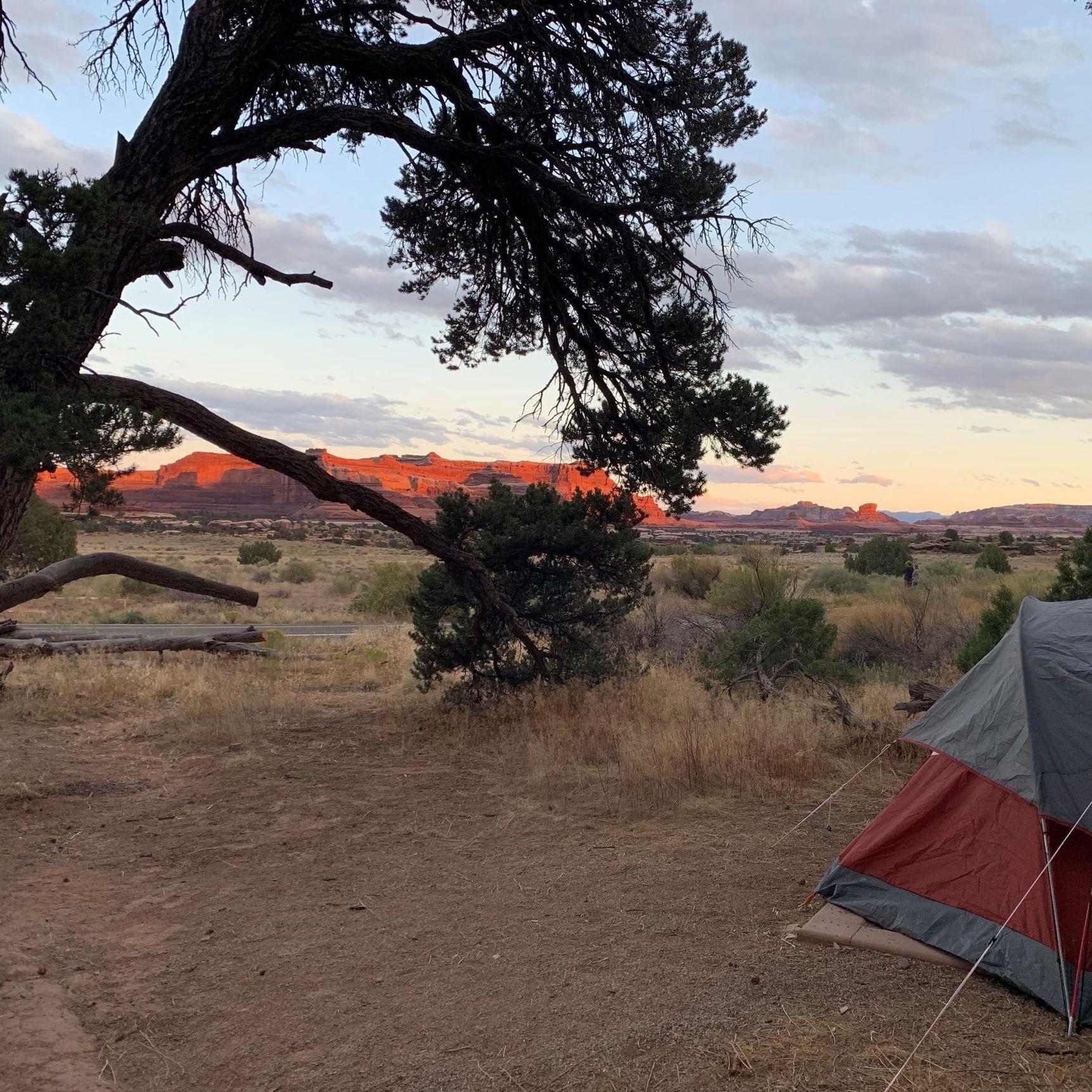 Campground, but with more red.