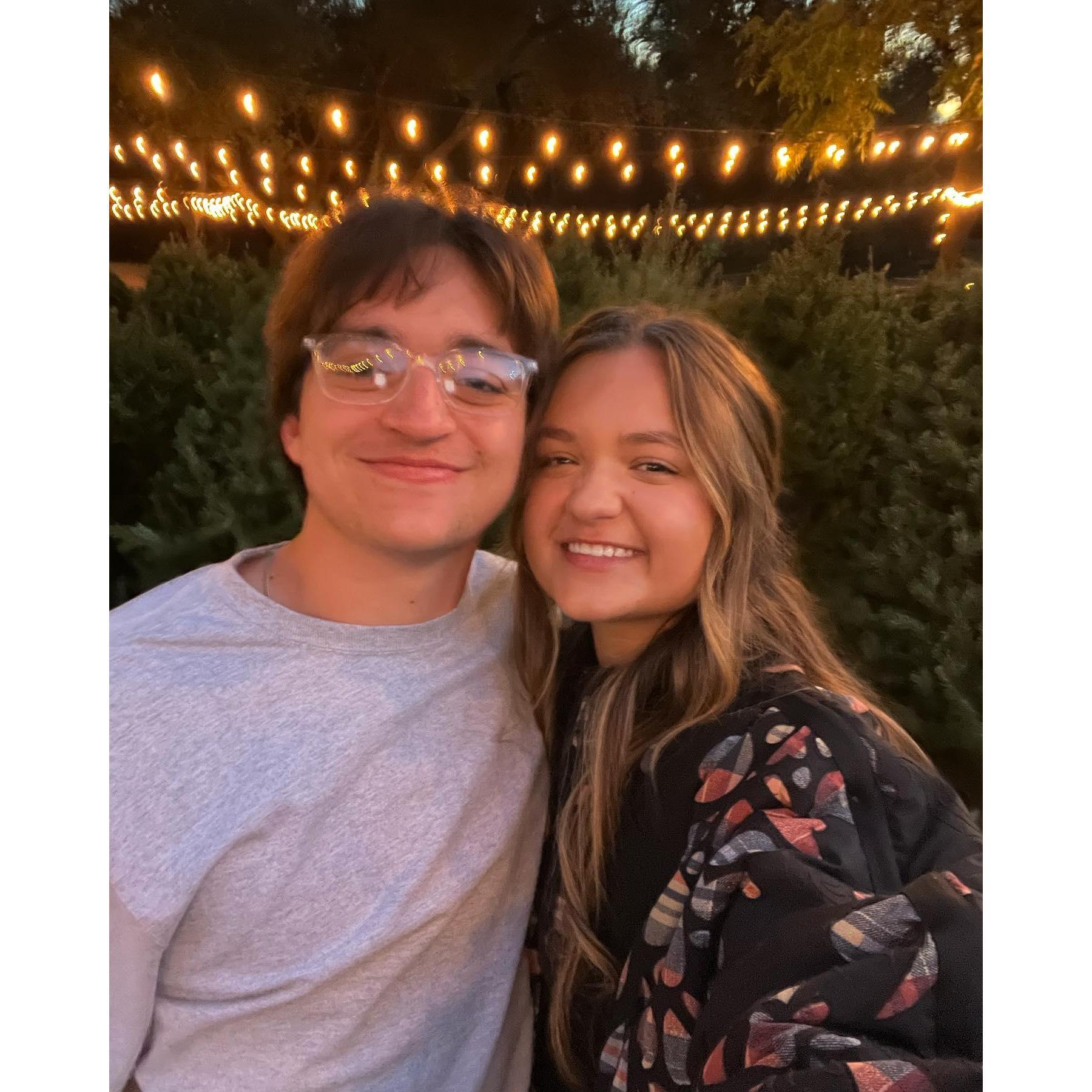 Getting our first Christmas tree in our new home!