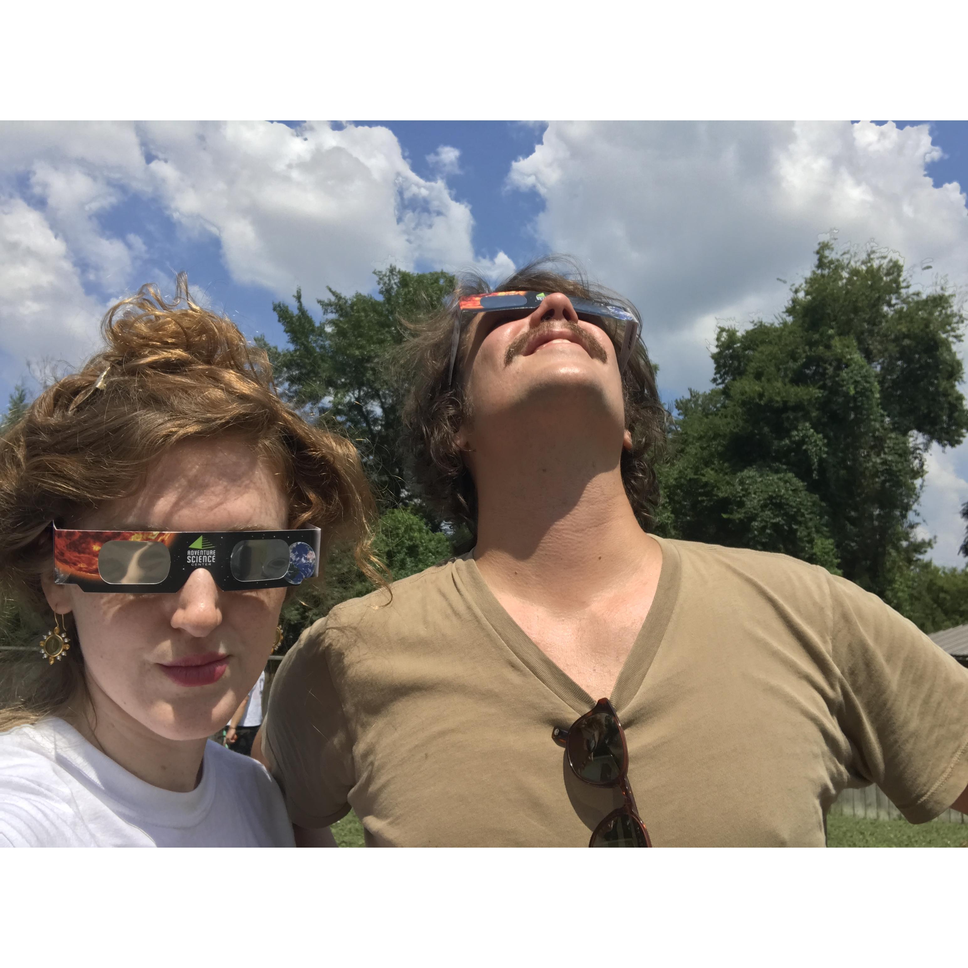 2017 Solar Eclipse, the day we left for Portland