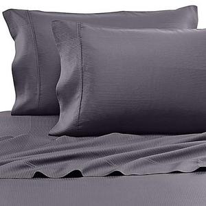 Eucalyptus Origins™ Tencel® Lyocell King Sheet Set in Grey Stripe