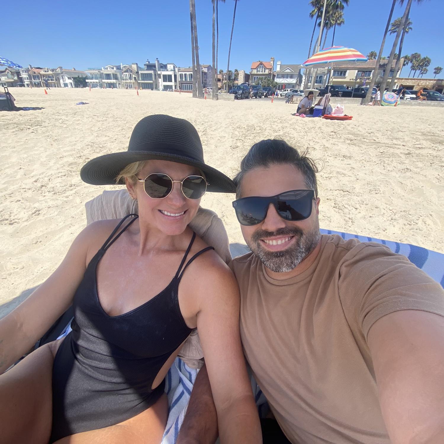 The beach