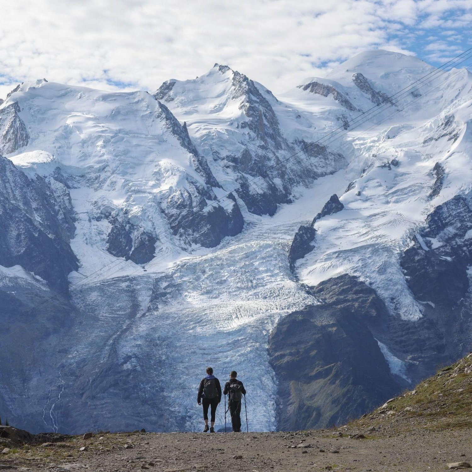 Right before he popped the question! Chamonix, September 2025
