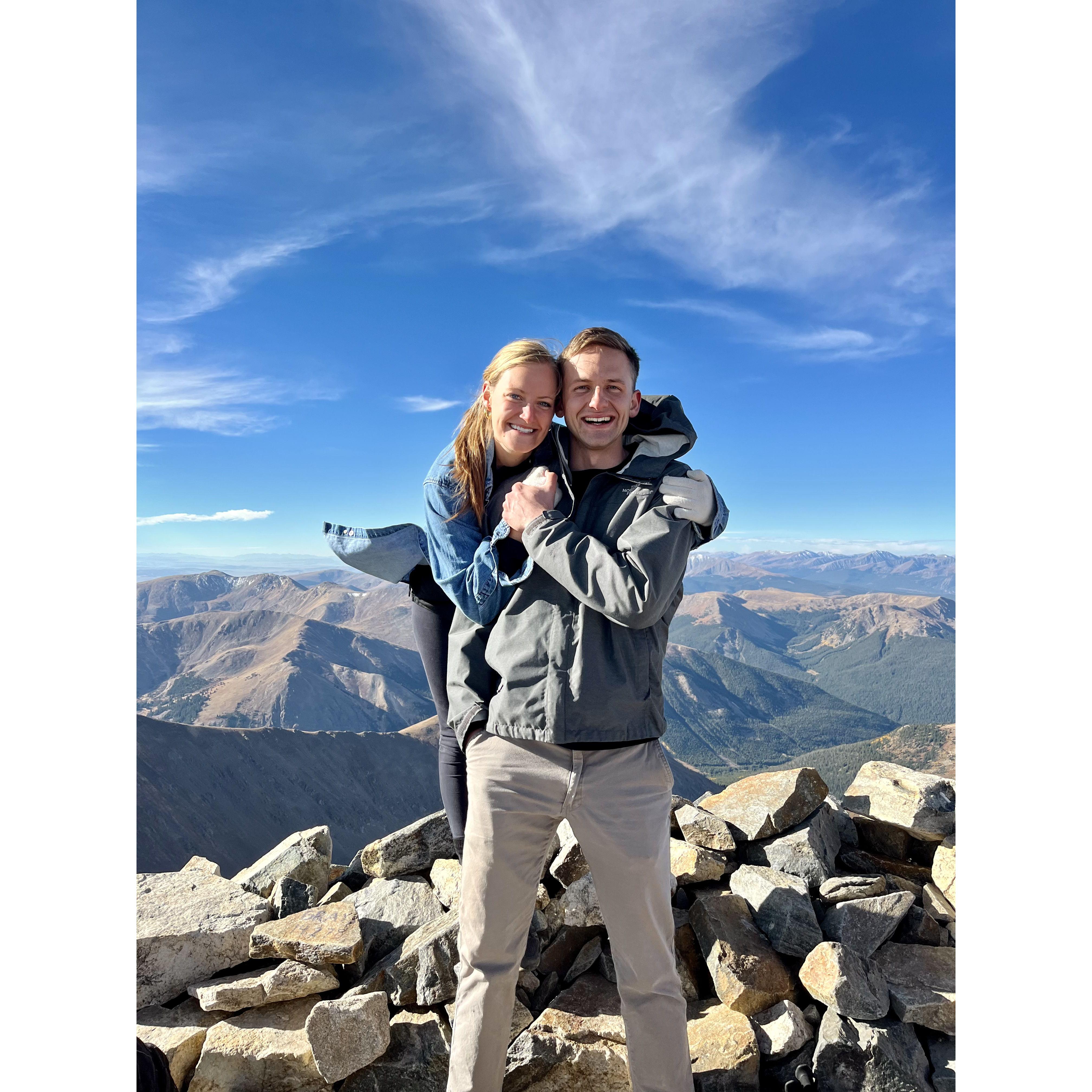 Top of Mt. Grays