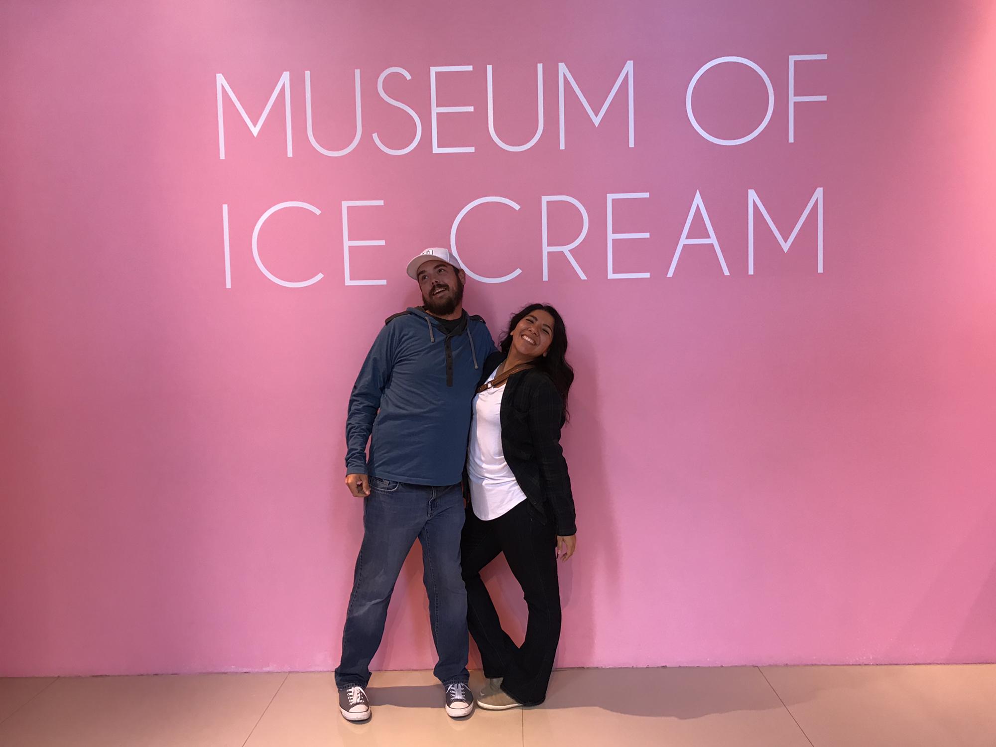 We decided to make our first museum trip together sweet and colorful.