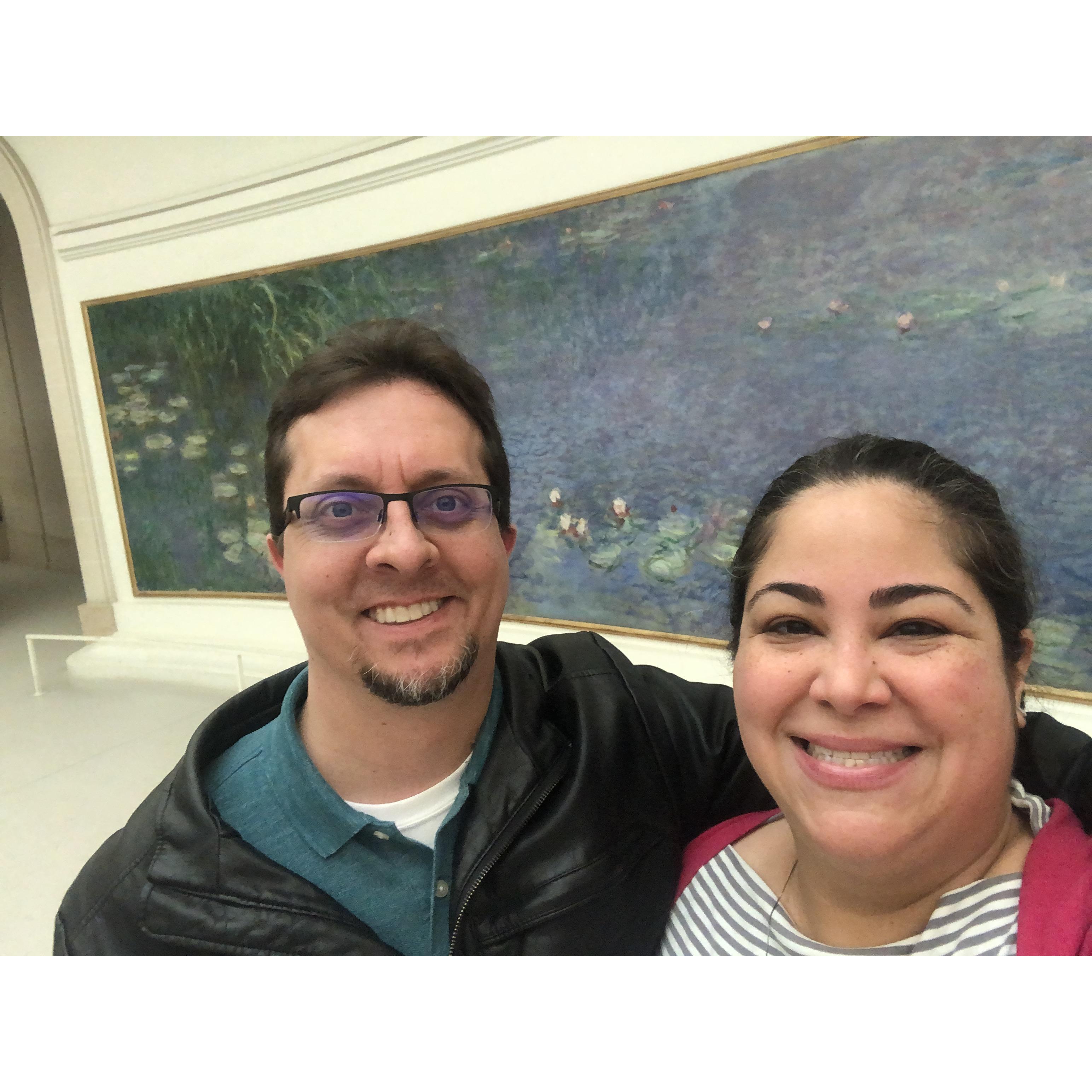 Monet's Water Lilies at Musee de l'Orangerie, Paris
March 2020
