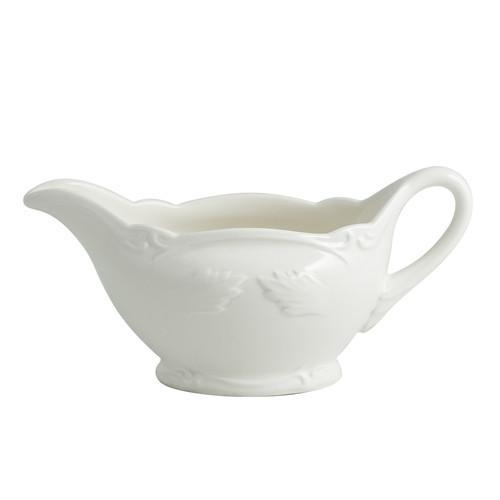 Gien Rocaille Blanc Sauce Boat
