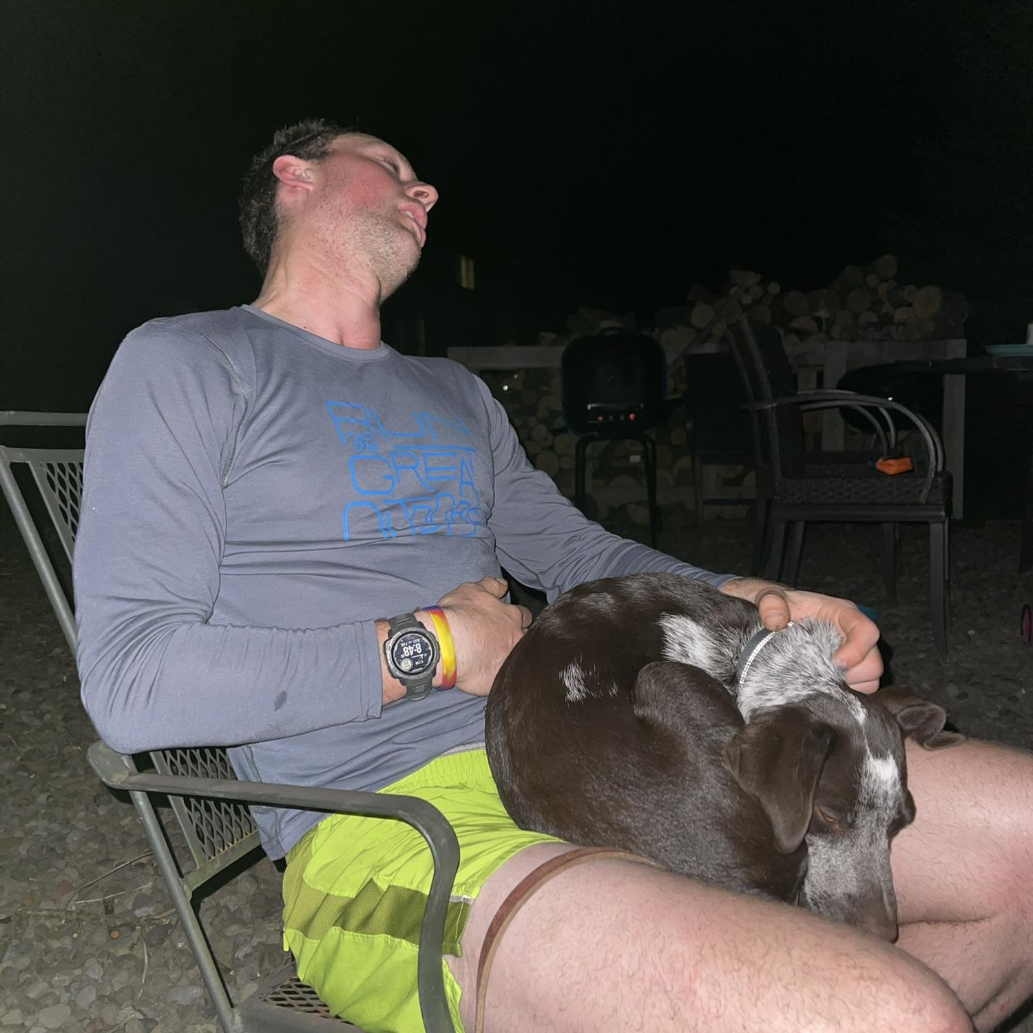 Dan's first time meeting Leena. It was love at first sight.