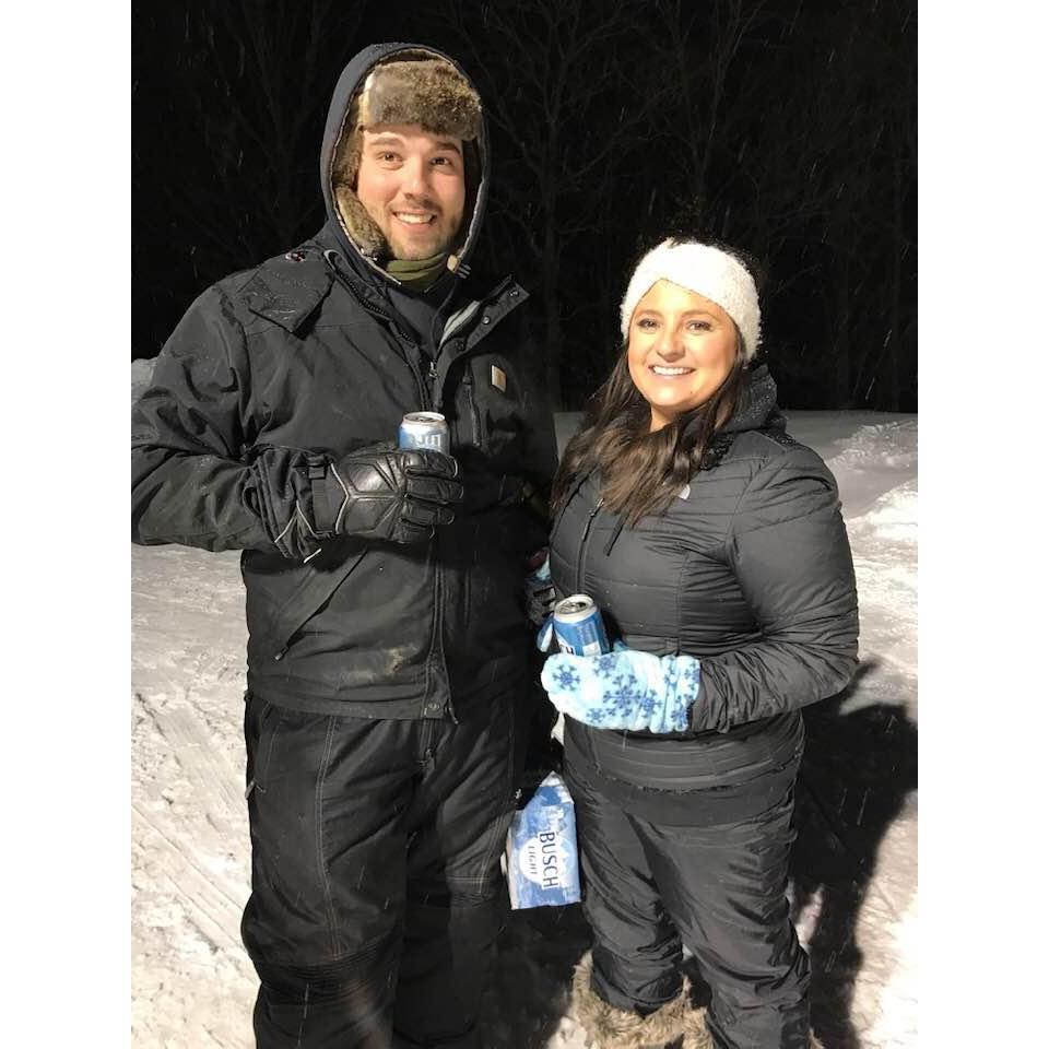 Schubert sledding party