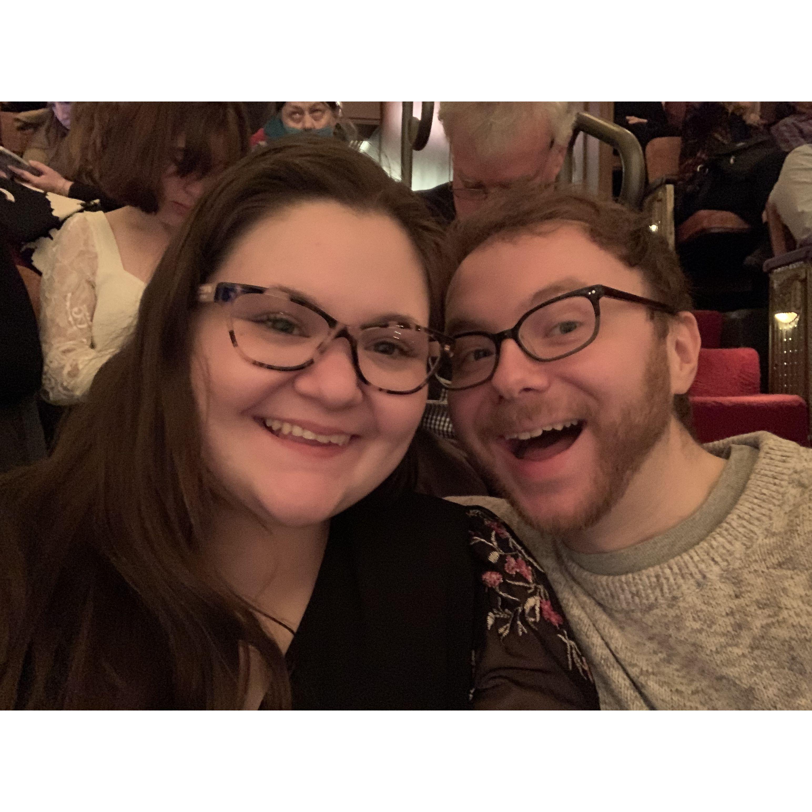 Getting into character at the Civic Opera in Chicago: February 2024