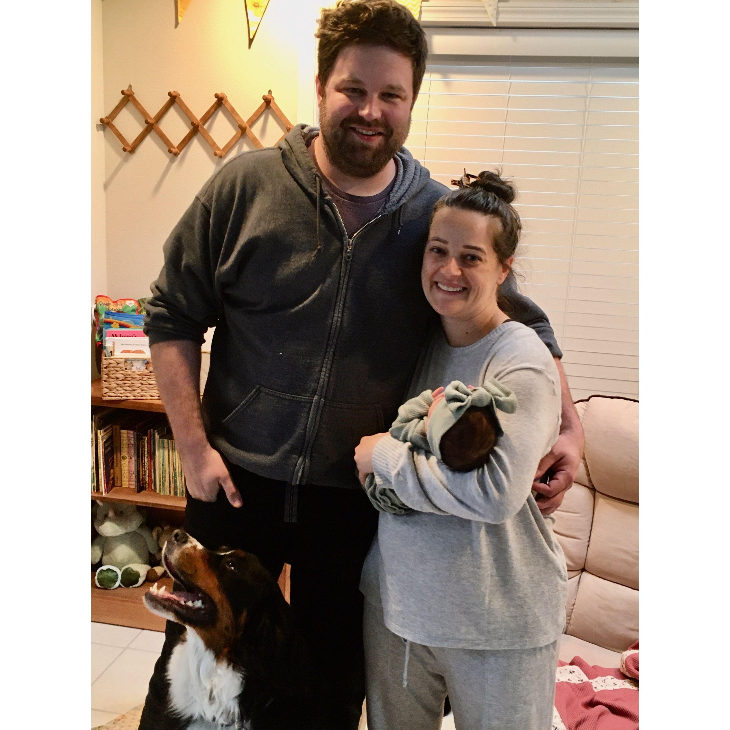 In 2022 we welcomed our beautiful baby girl. This is the first day home from the hospital.
