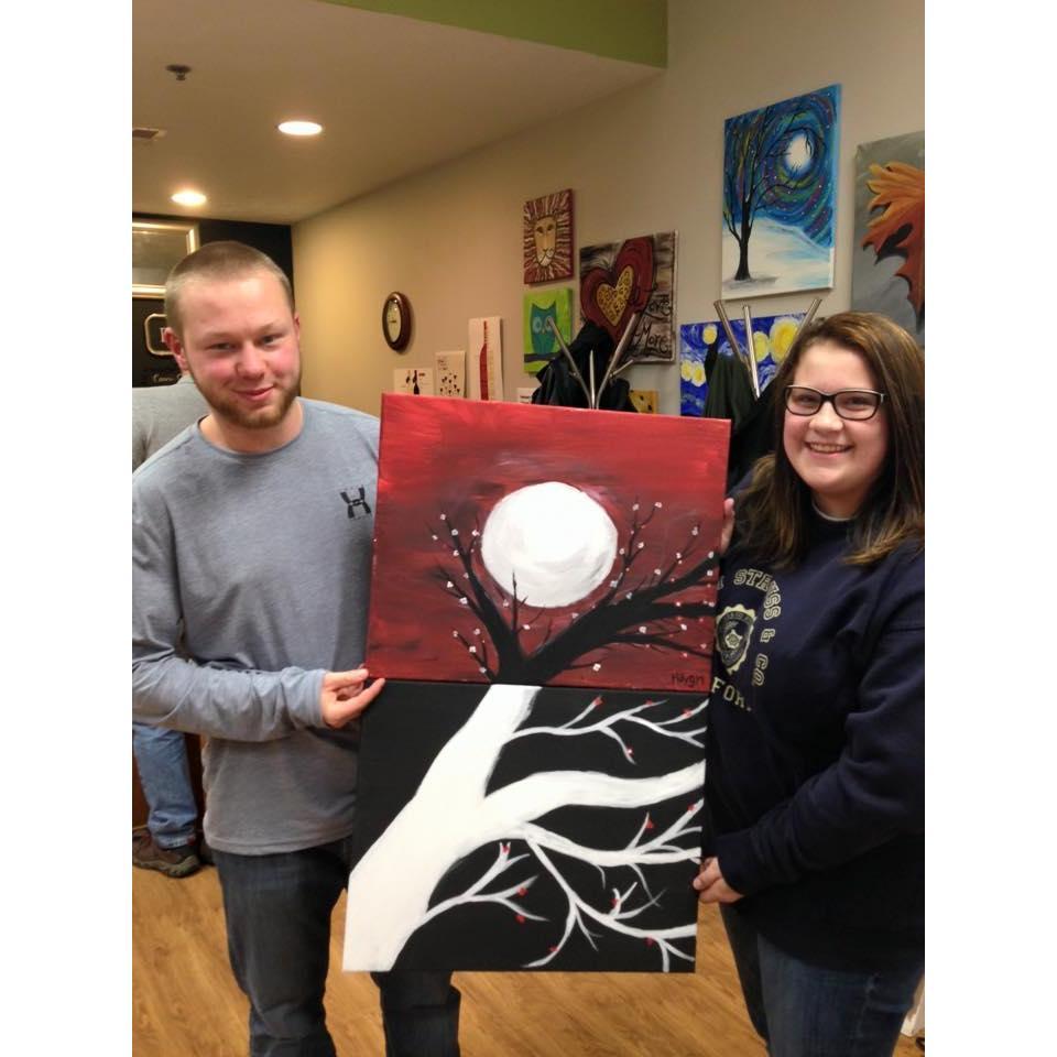 // Couples paint night // March 2016 //