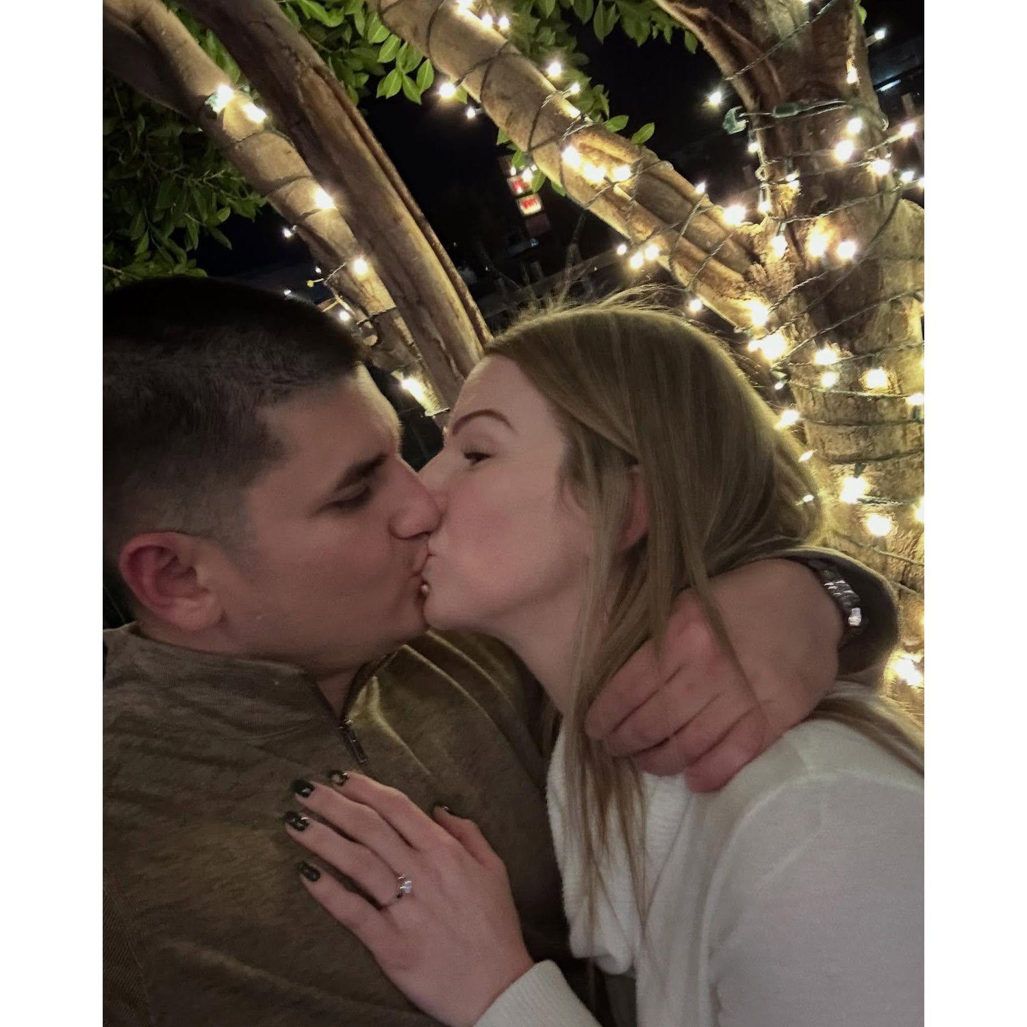 Chris took me to Culinary Dropout, where we had our 1st date to propose!