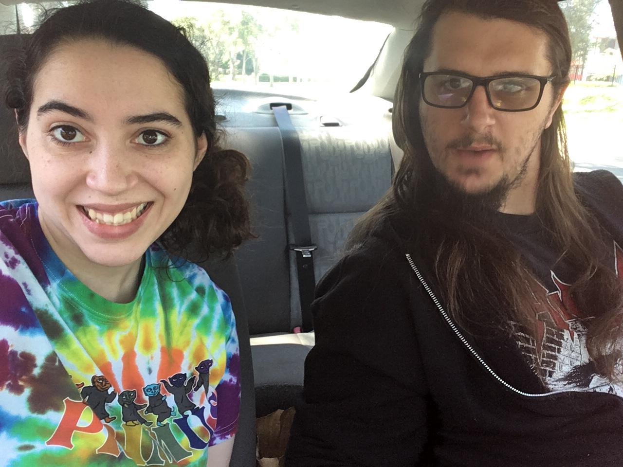 The day we got our first car together
