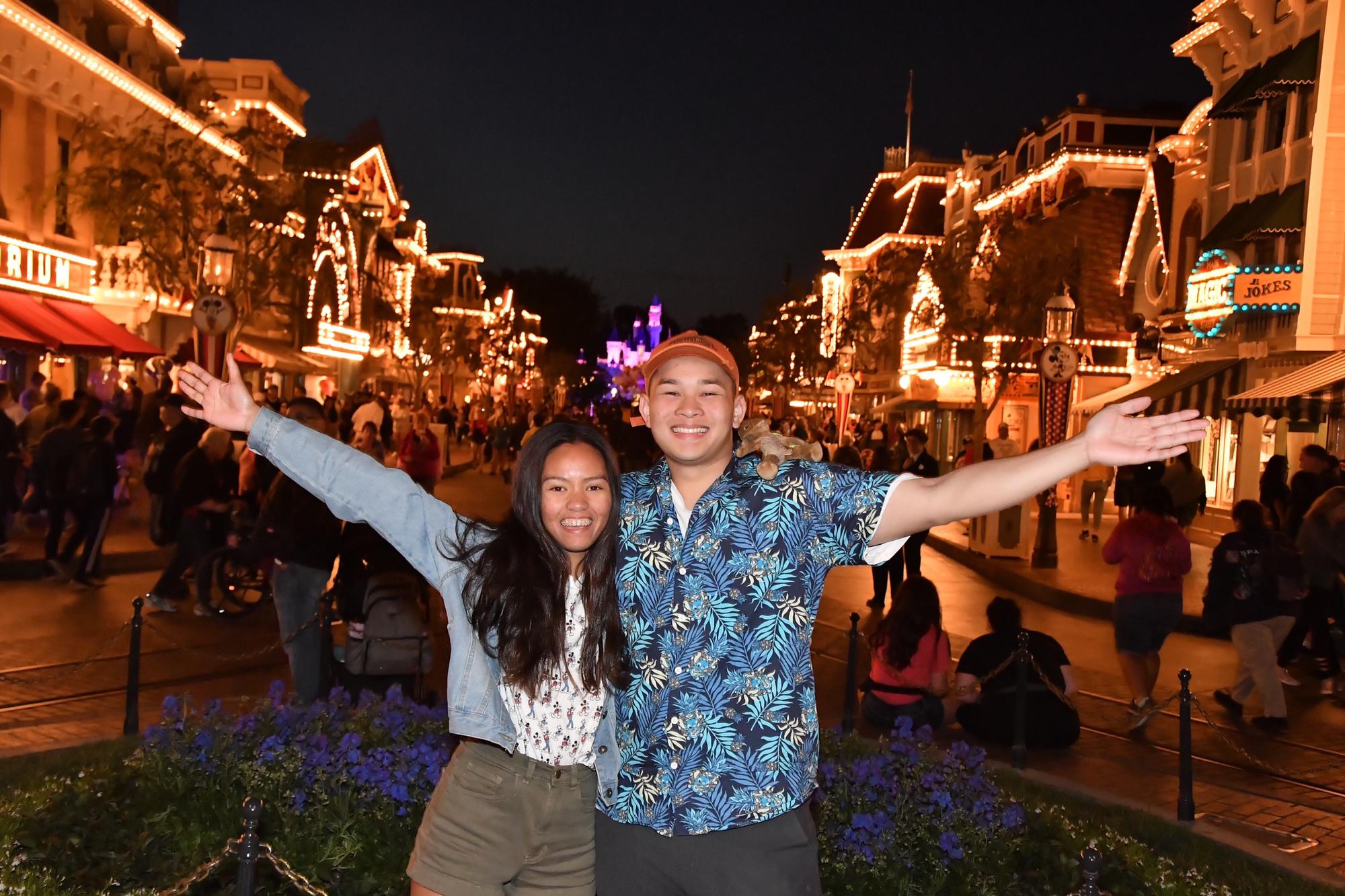 I (Julienne) surprised Andrew to a trip to, you will never guess it, Disneyland!