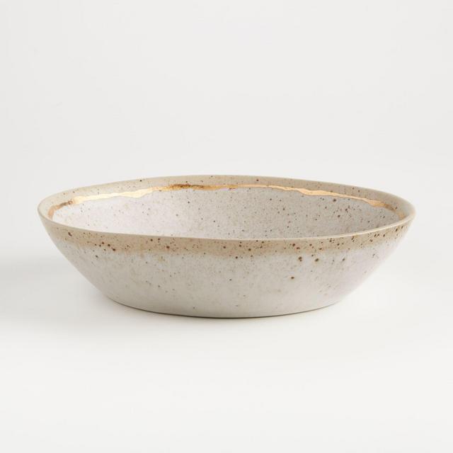 Primrose Gold Low Bowl