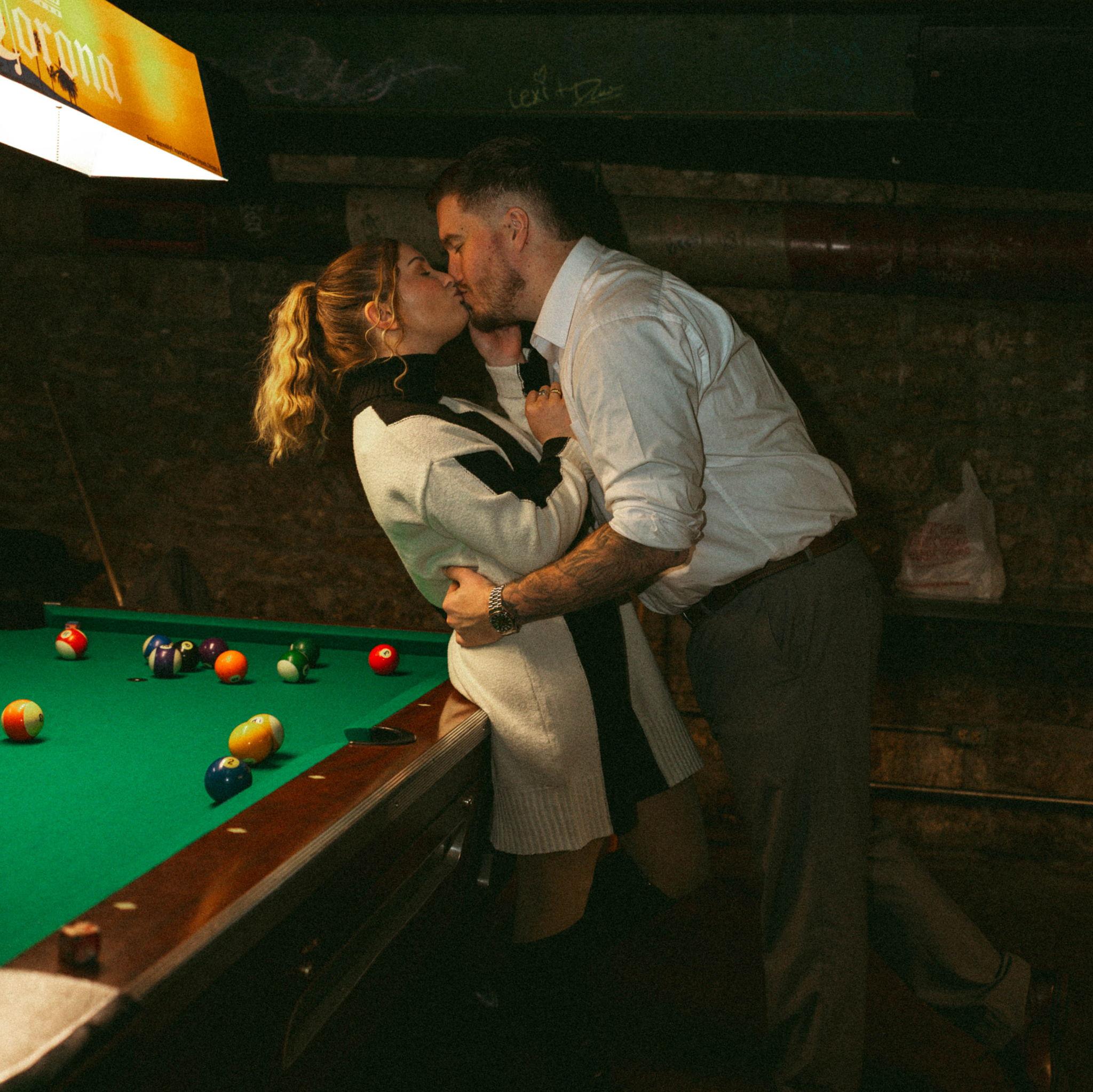 The bar we play pool at. Raechel occasionally wins.