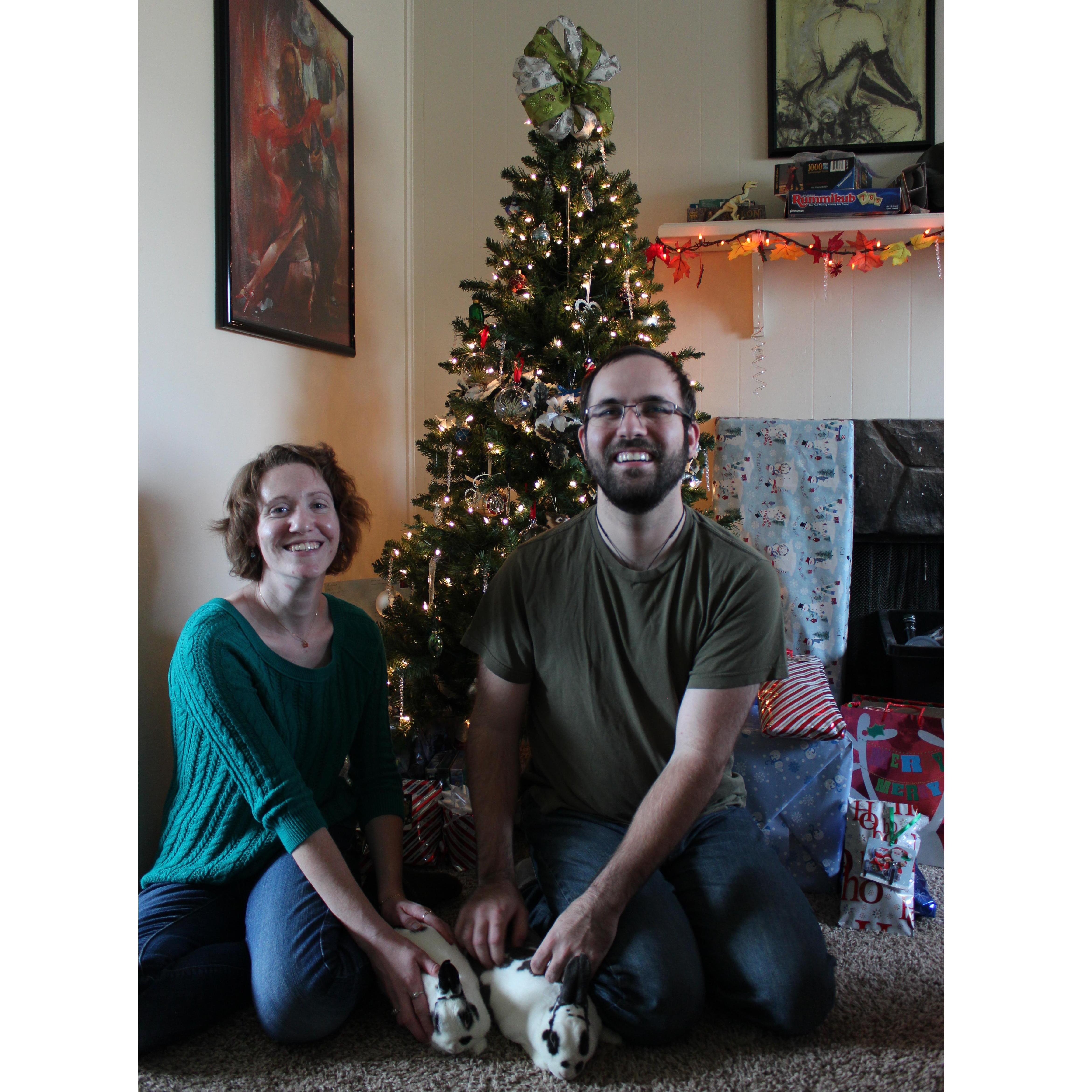 Christmas with the bunnies, 2014