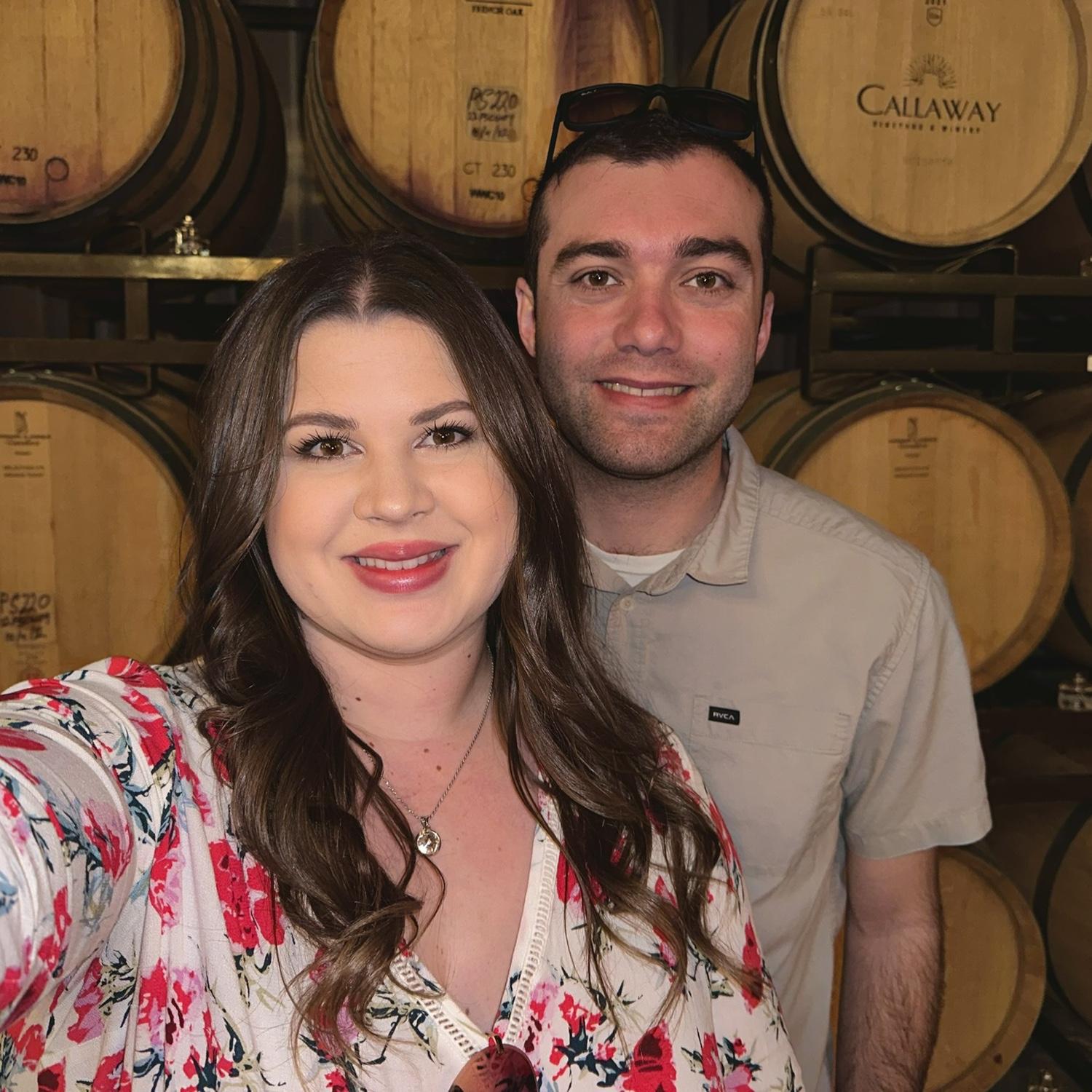 First time at a winery! 🍷