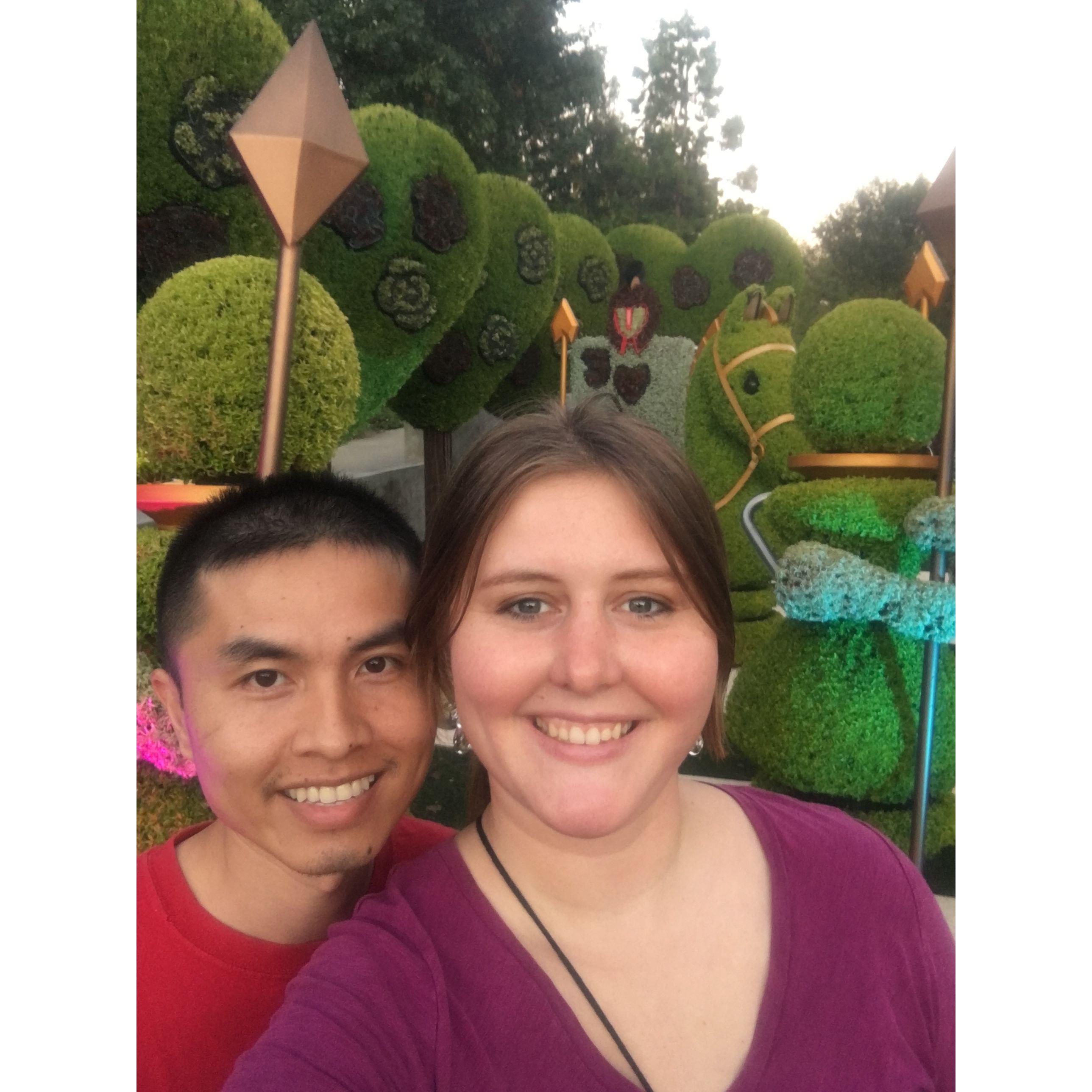 Alice in Wonderland Queen of Hearts ATL Botanical Gardens