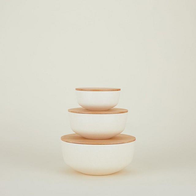 HAWKINS NEW YORK Essential Lidded Bowls - Bone