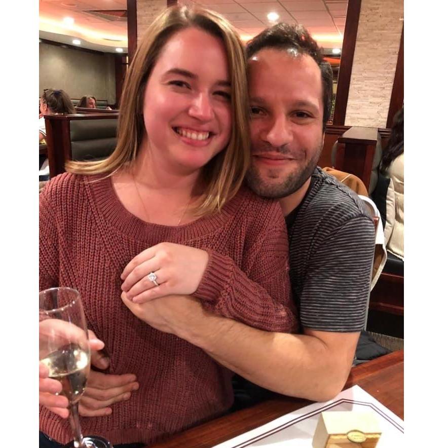 Right after he proposed