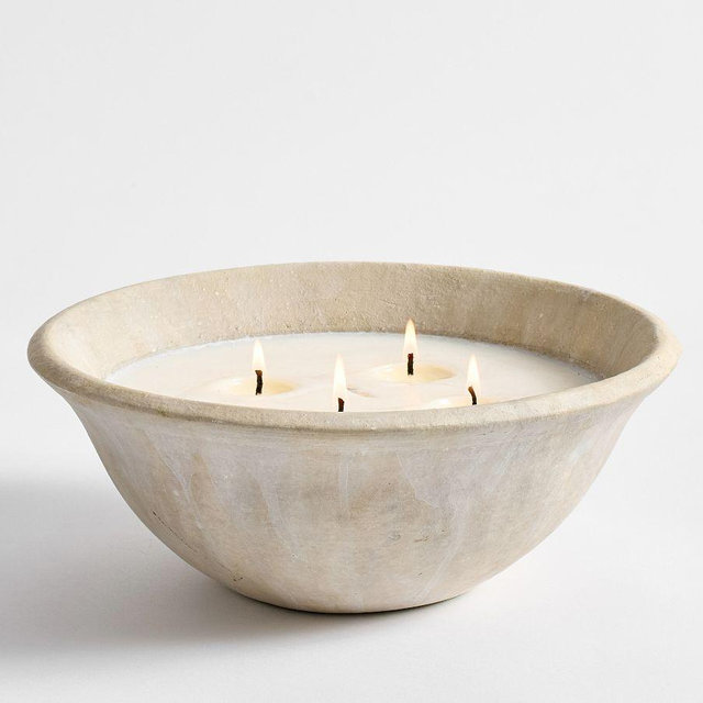 Artisan Studio Bowl Candle: Natural: Large