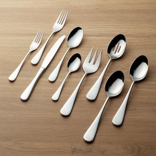 Black and White Collection 52-Piece Flatware Set, Service for 8