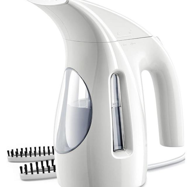 HiLIFE Steamer for Clothes, Portable Handheld Design, 240ml Big Capacity, 700W, Strong Penetrating Steam, Removes Wrinkle, for Home, Office and Travel(ONLY FOR 120V)(White)