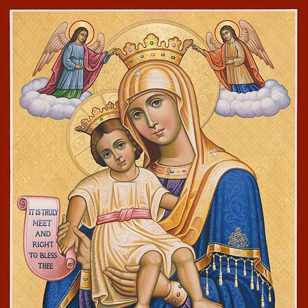 11x14 Queen of Heaven Icon