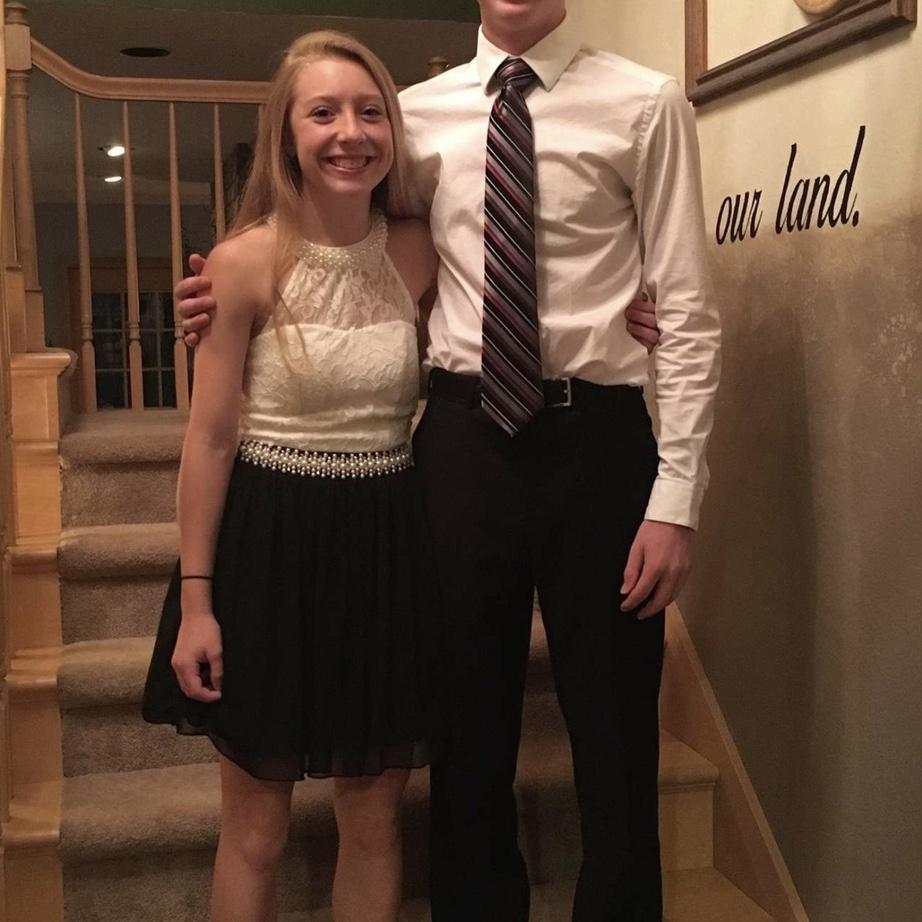 Our first photo together!