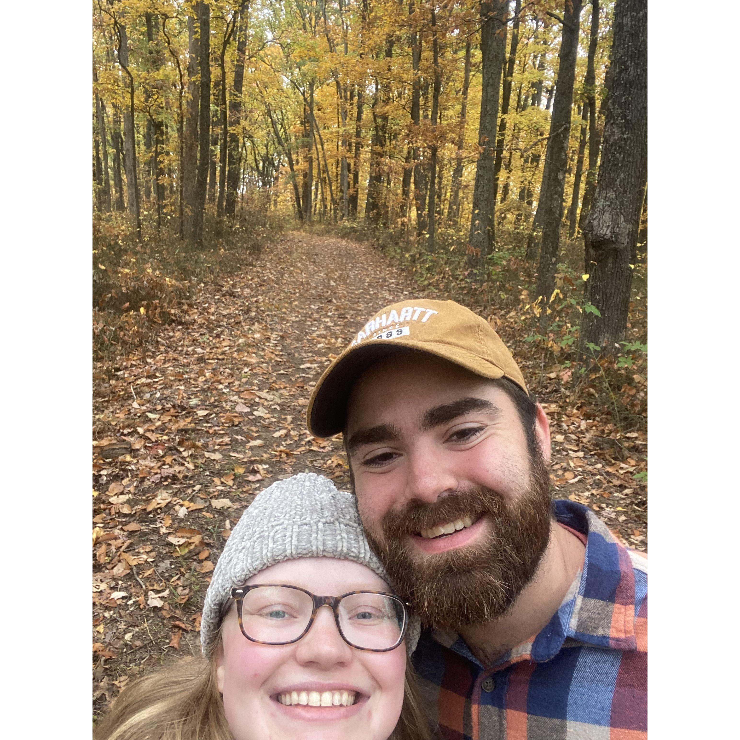 Hiking in Brown County 2023
