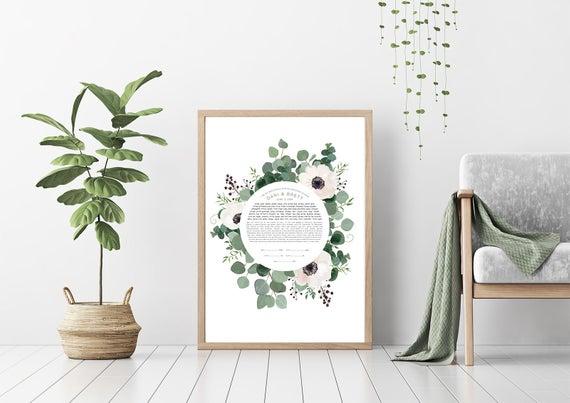 Ketubah Framing