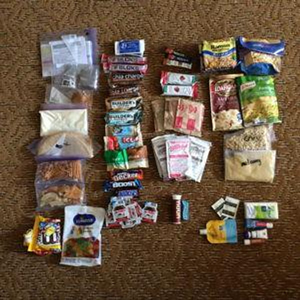 Food Resupply and Dinner in town while hiking the Pacific Crest Trail