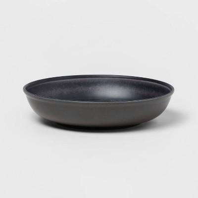 Melamine and Bamboo Dinner Bowl Gray - Threshold