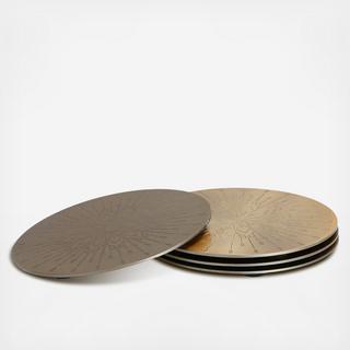 Holiday 4-Piece Snowflake Coaster Set