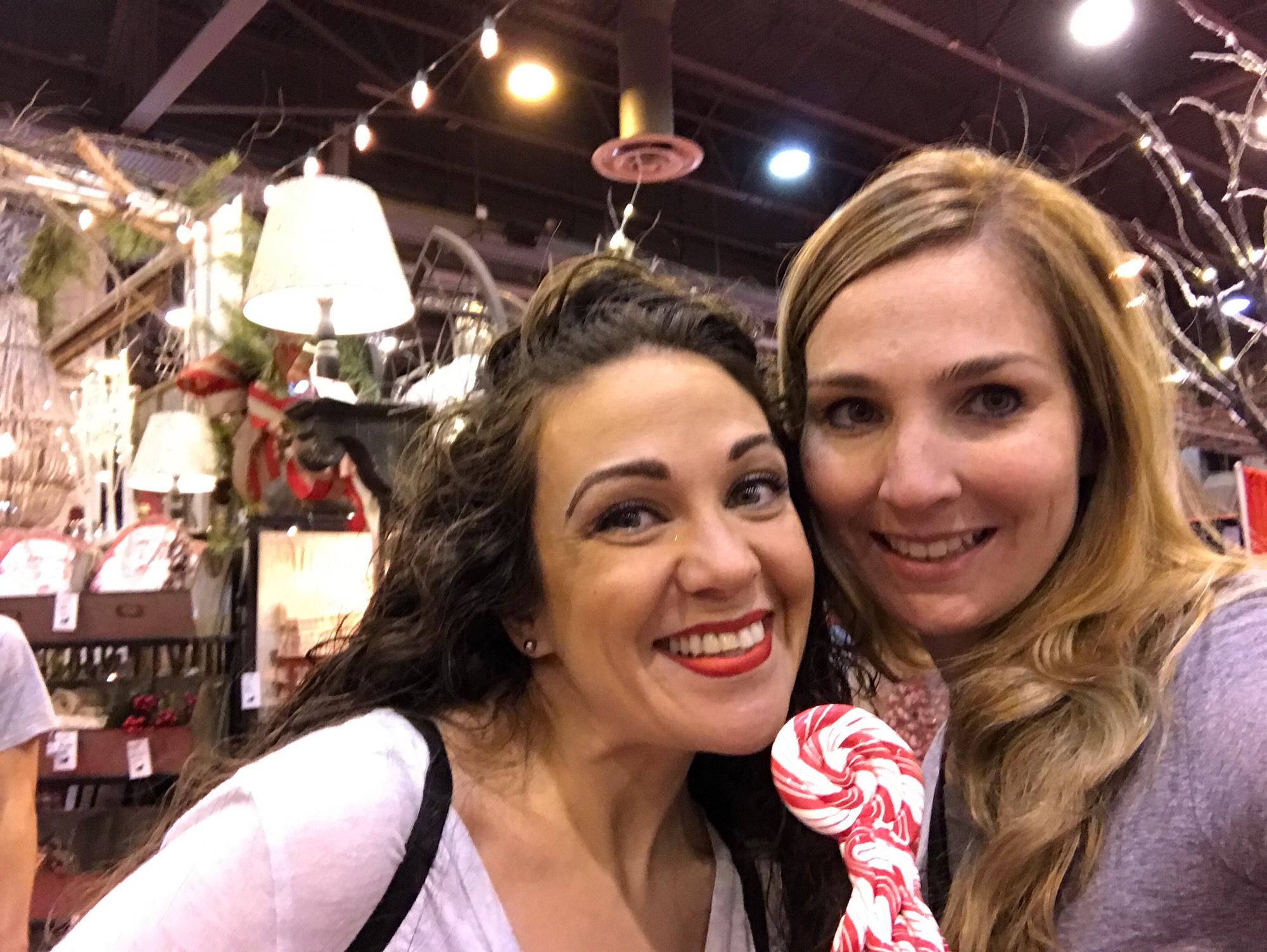 Amanda and I love the Nutcracker Market!!