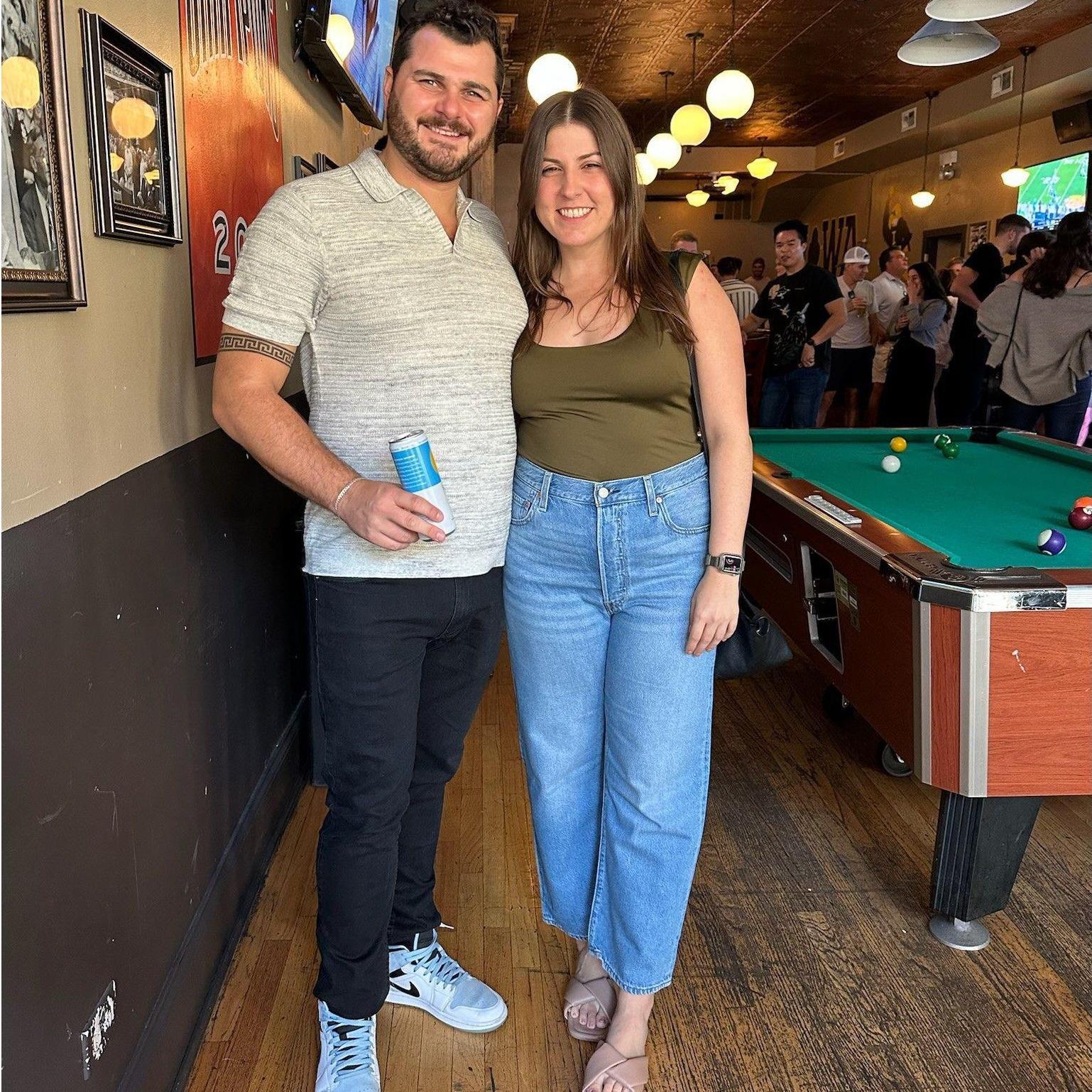 Sept 2023 - Hunter's 30th at our favorite bar!