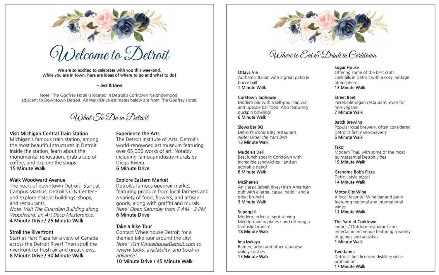 The Wedding Website of Jessica Addison and David Davignon