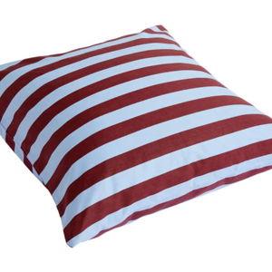 Été pillowcase, bordeaux - sky blue | 27.56 in x 19.69 in