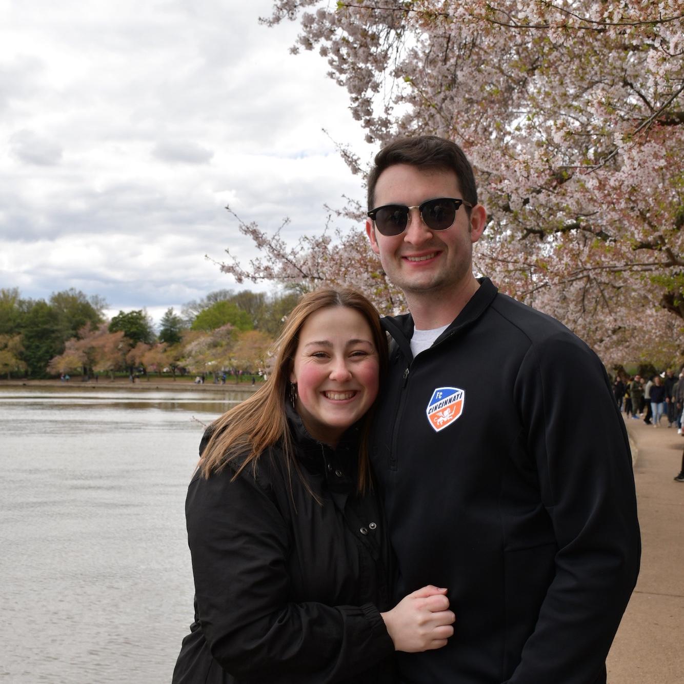 Checking out the cherry blossoms around the Tidal Basin in Washington DC in April 2024!