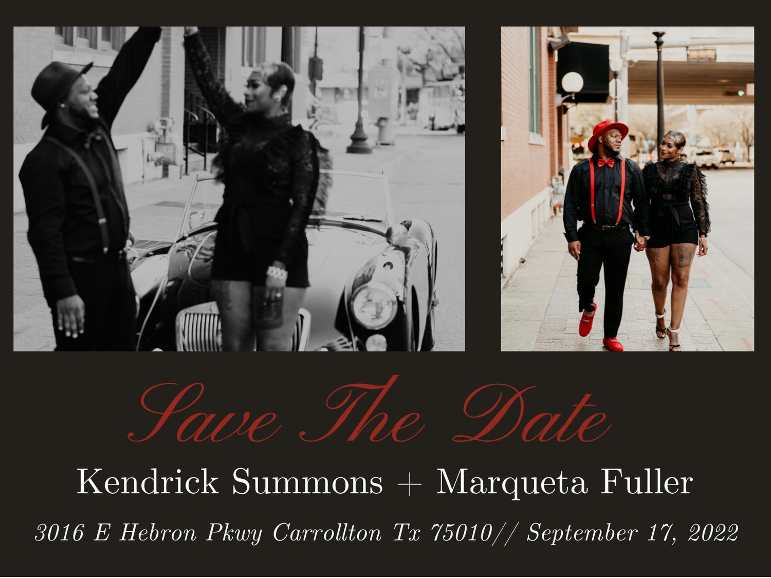 The Wedding Website of Marqueta Jackson and Kendrick Summons