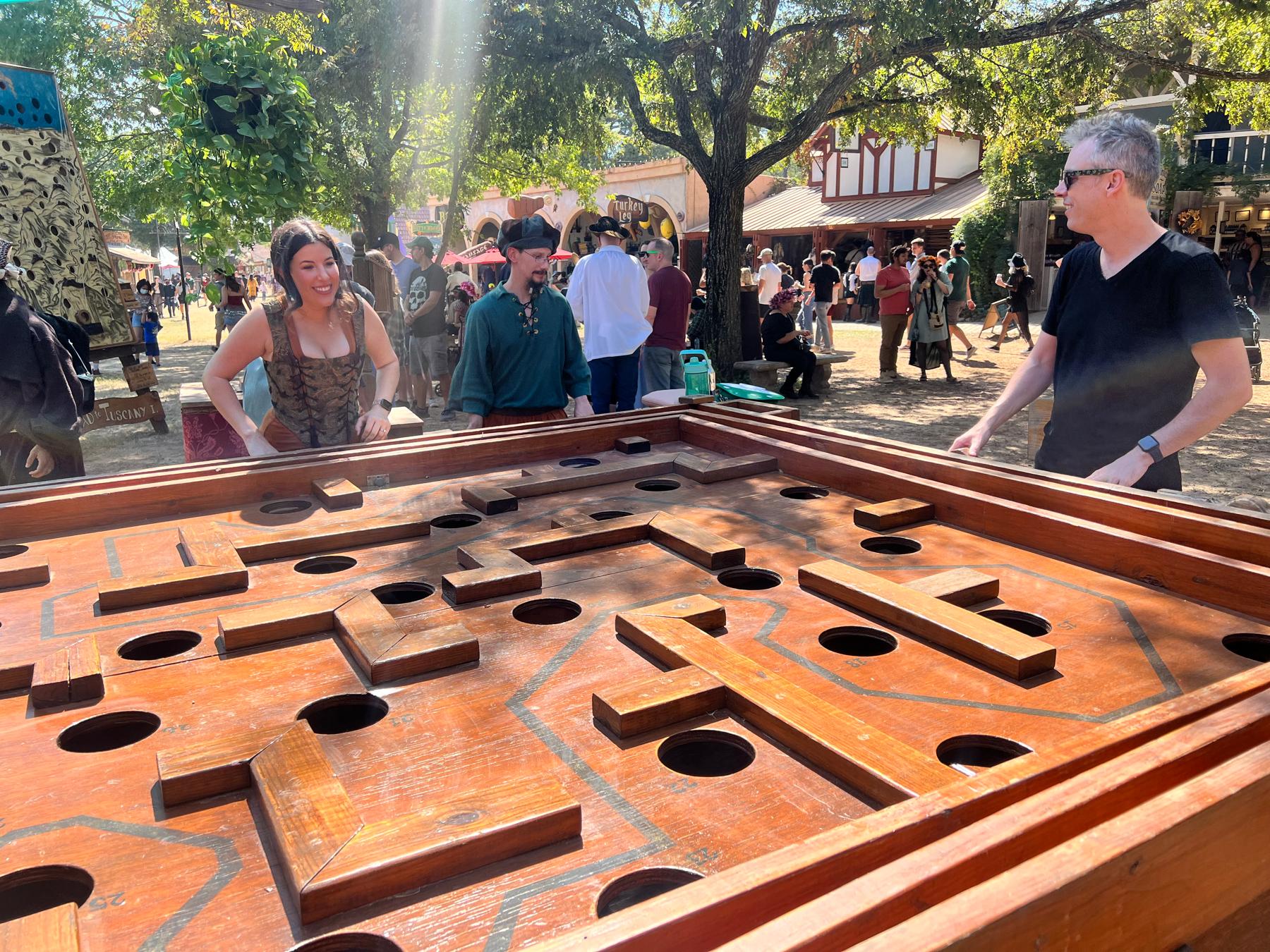 Teamwork skill building at the Texas Renaissance Festival