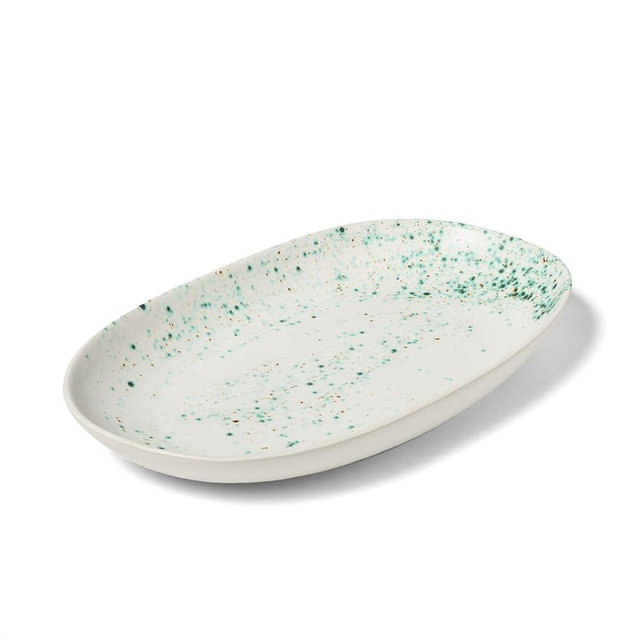 Sur La Table Stardust Oval Platter, Green
