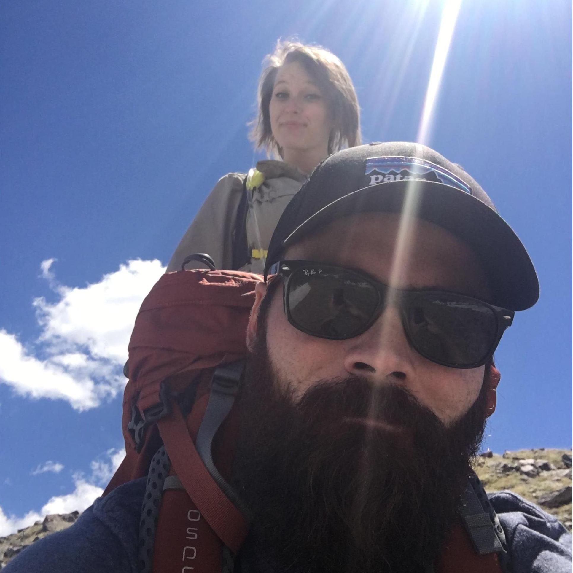 Colorado 2016. Our first hike together. Got a little lost on the way down, all Sean's fault.