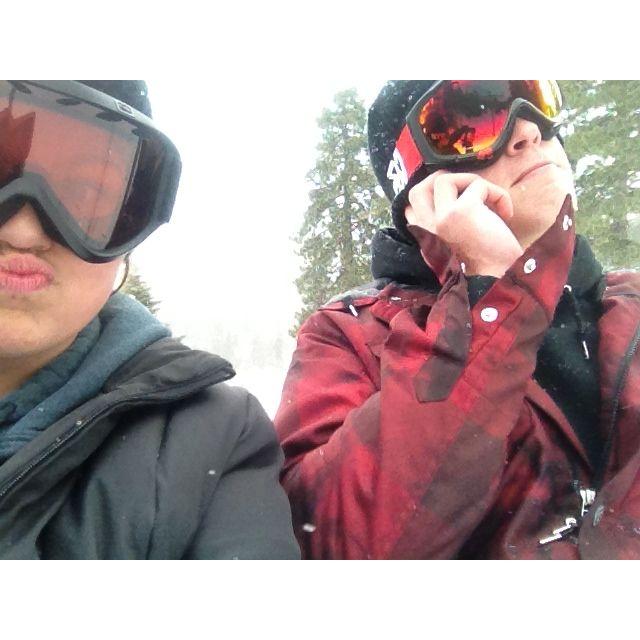 High School Snowboarding trip! Aaron did everything in his power at this age to avoid pictures.