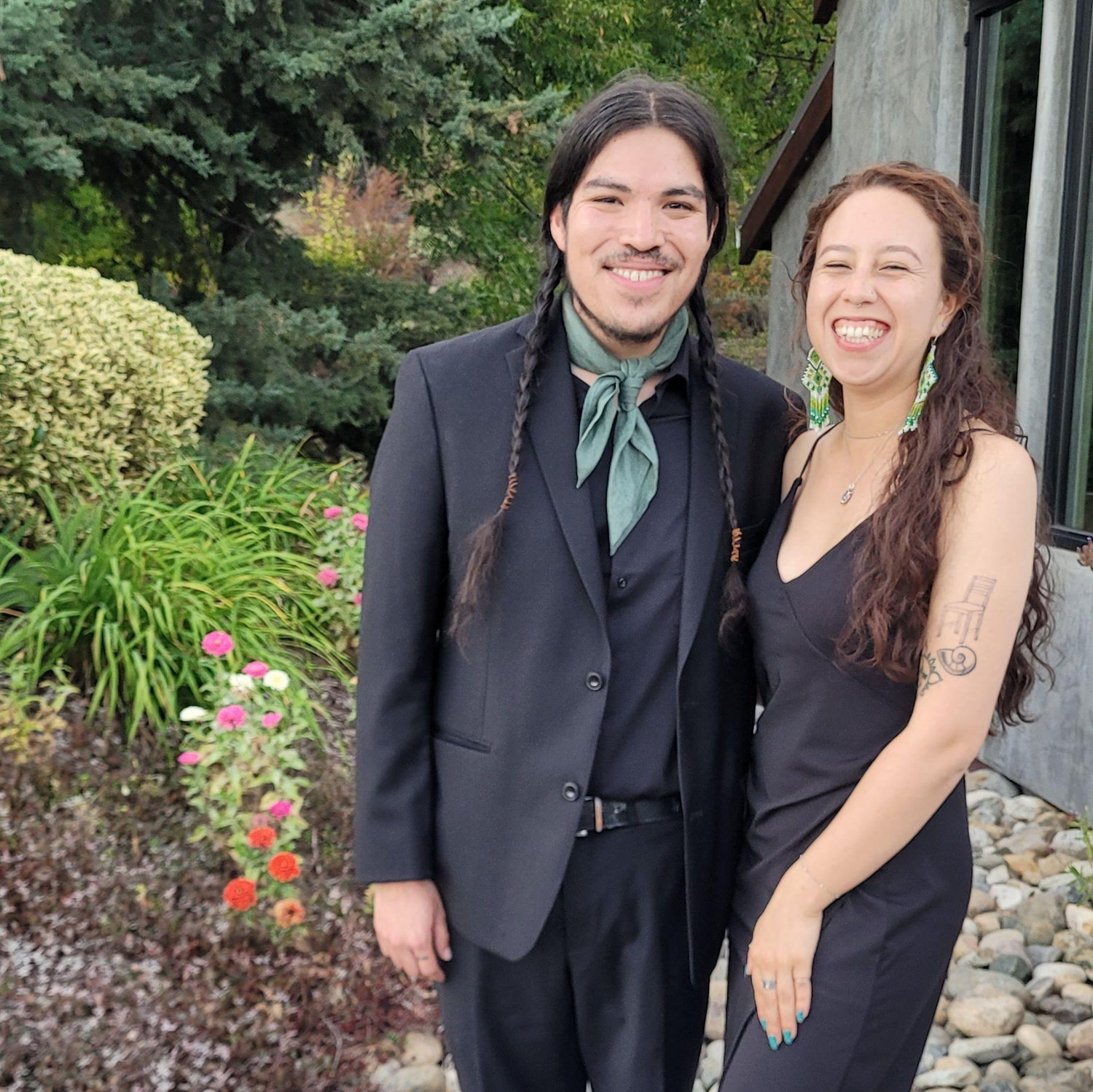 At the wedding of Hannah and Patrick.