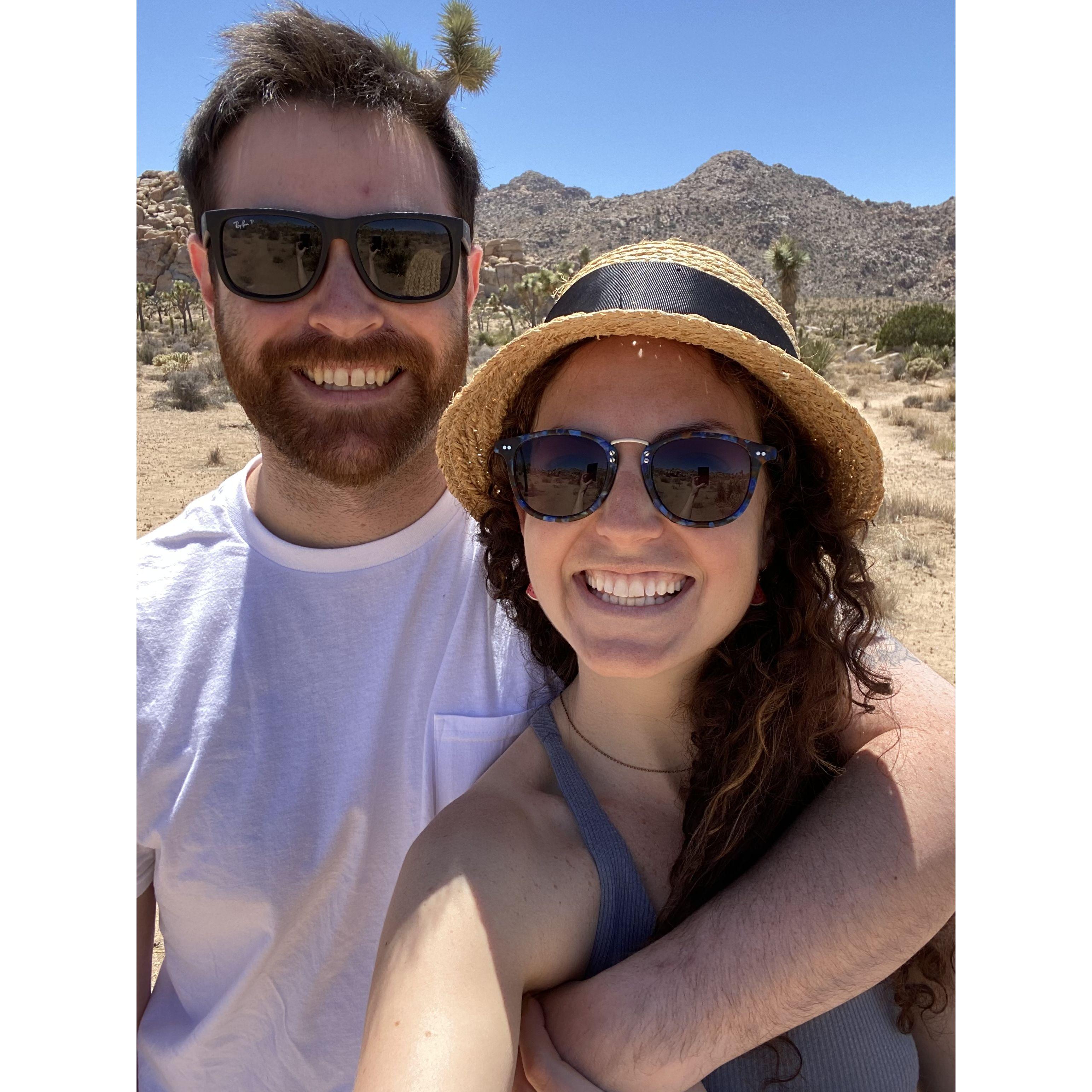 Our first National Park together, Joshua Tree
