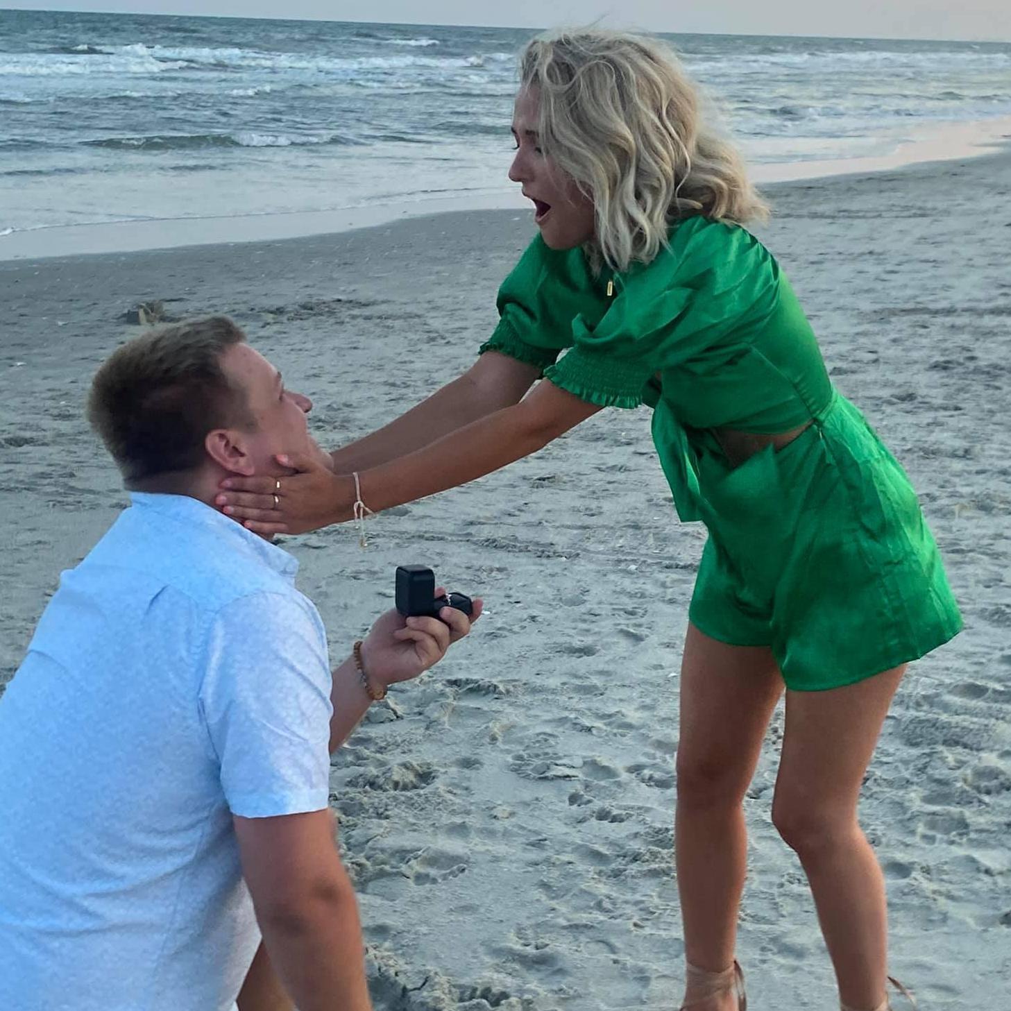 The day we got engaged! Summer 2021.