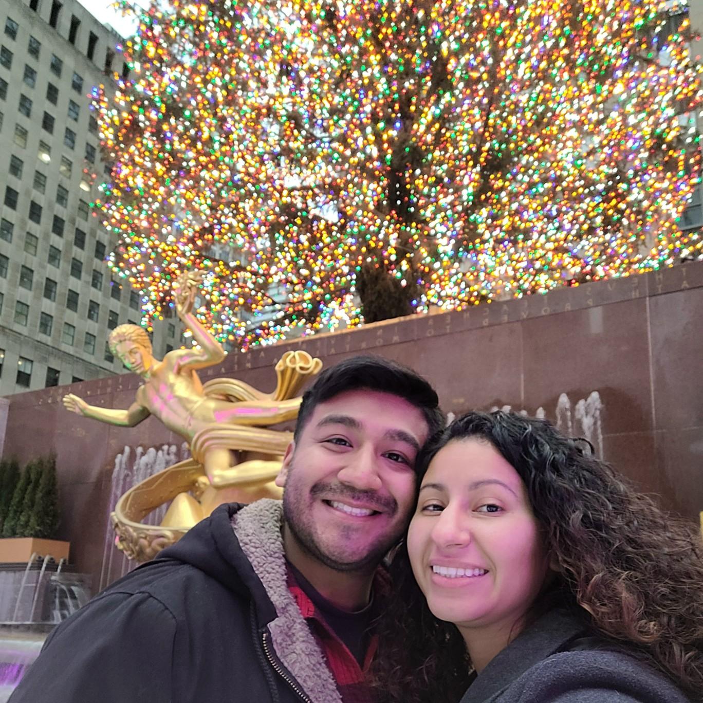 Ice skating at The Tree