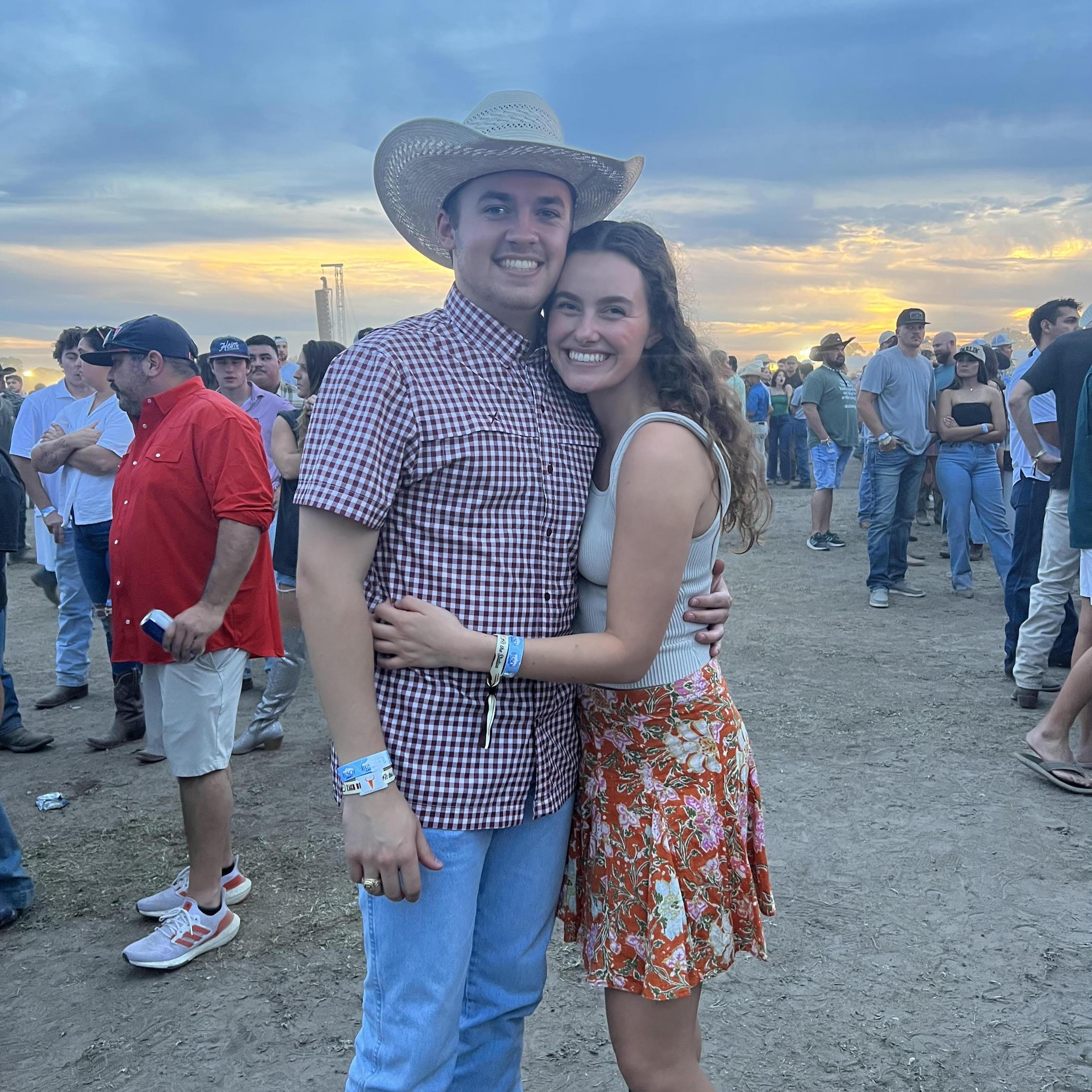 Zach Bryan concert together in college station